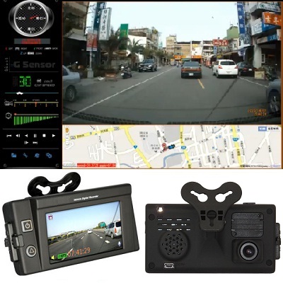 HD 1080P Car Camera DVR LCD GPS